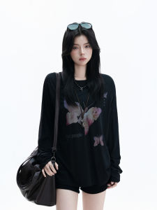 zuocisankon | Áo Thun Dài Tay Oversized Chống Nắng