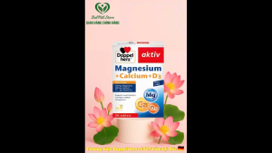 Viên Uống Bổ Sung Canxi Doppelherz Magnesium + Calcium + D3 Giúp Phòng Ngừa Loãng Xương 30 Viên