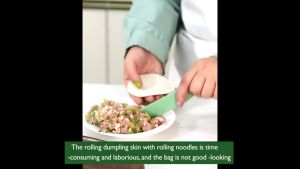 Kitchen 2in1 Acuan Karipap Dough Pressing Tools Set Dumpling Maker Mould Manual Press Penekan Kulit Wonton