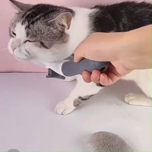 หวีสัตว์เลี้ยง หวีทำความสะอาดพิเศษ กำจัดขนได้อย่างง่ายดาย กดปุ่มเดียว และนำเส้นขนออก ใช้ได้ทั้งหมาและแมว PET SAIM-B42