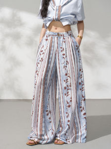 KEIKO | Bohemian Summer Boho Print Fake Two-piece T-Shirt Set