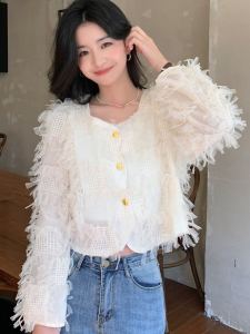 French Sweet Tassel Chiffon Shirt: A Stylish Choice for Women