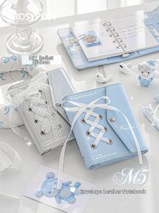 RosyPosy | Trendy Design Leather Bound Notebook