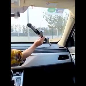 1pc Automatic Retractable Car Sunshade - UV Protection Heat Insulation Easy Adhesive Installation Aluminum Material Ideal for Front Windshield Foldable Design for Compact Storage Sun Visor for Car