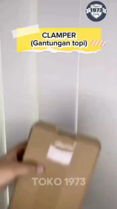 CLAMPER - GANTUNGAN TOPI cap hanger cap organizer cap storage
