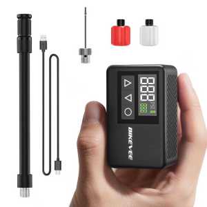 Outdoor Portable Mini Wireless Inflation Pump Electric Intelligent Digital Display Tire Inflator For Car Motorcycle Bicycle