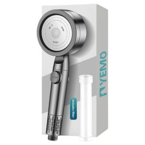 YEMO | Pressure Boosting Filter Shower Head Water Purification Chlorine Removal Skin Care