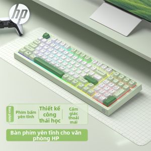 HP | Bộ Bàn Phím Chuột Có Dây Phím Giả Cơ Êm Ái