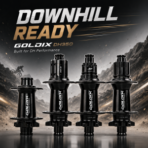 GOLDIX DH350 Disc Brake Mountain Bike HubDownhill MTB E-Bike HubHeavy Duty J-Bend 32H36T RatchetHG XD MS10-12 Speed Boost