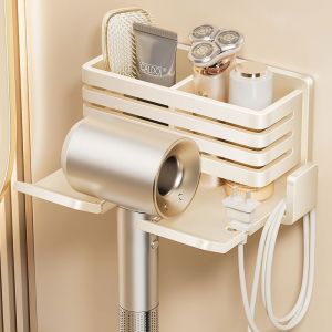 Drill Free Electric Hair Dryer Hanger