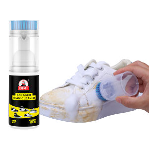 Shoe cleaning foam – instant sneaker cleaning kit with built-in brush – suitable for leather canvas nylon tennis shoes etc