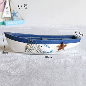 Phong Cách Địa Trung Hải Thuyền Gỗ Trang Trí Thủ Công Mô Hình Thuyền Buồm Hàng Hải Kệ Mô Hình Văn Phòng Tại Nhà Trang Trí Máy Tính Để Bàn Quà Tặng 14 + Năm