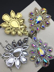 อุปกรณ์ DIY โลหะผสมรูปหยดน้ำ ประดับเพชรรูปองุ่น สำหรับเย็บมือ วัสดุติดเทป รองเท้า กระเป๋า เสื้อผ้าเต้นรำ อุปกรณ์งานฝีมือ