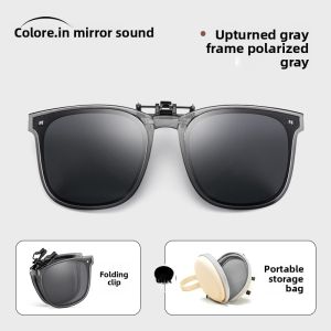COLORE.IN | Polarized UV Protection Clip-On Sunglasses for Men