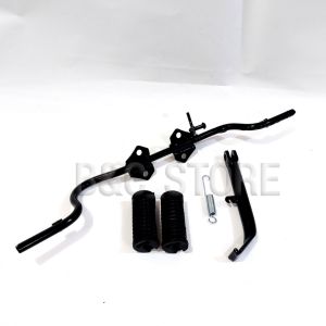 B&C - Step Footstep Pijakan Kaki Depan Honda Astrea Grand Prima Star Legenda Impressa HITAM Set Standar Standart 1 Jagang Jagrak Samping Astrea Grand / Postep Barstep Astrea Grand Prima Star Legenda Impressa Set Jagang samping Murah