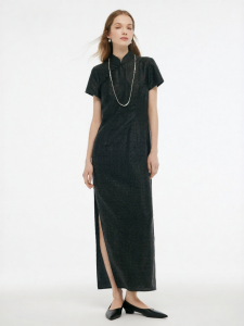 Gloria | Heritage Xiangyun Satin Pure Silk Summer Dress