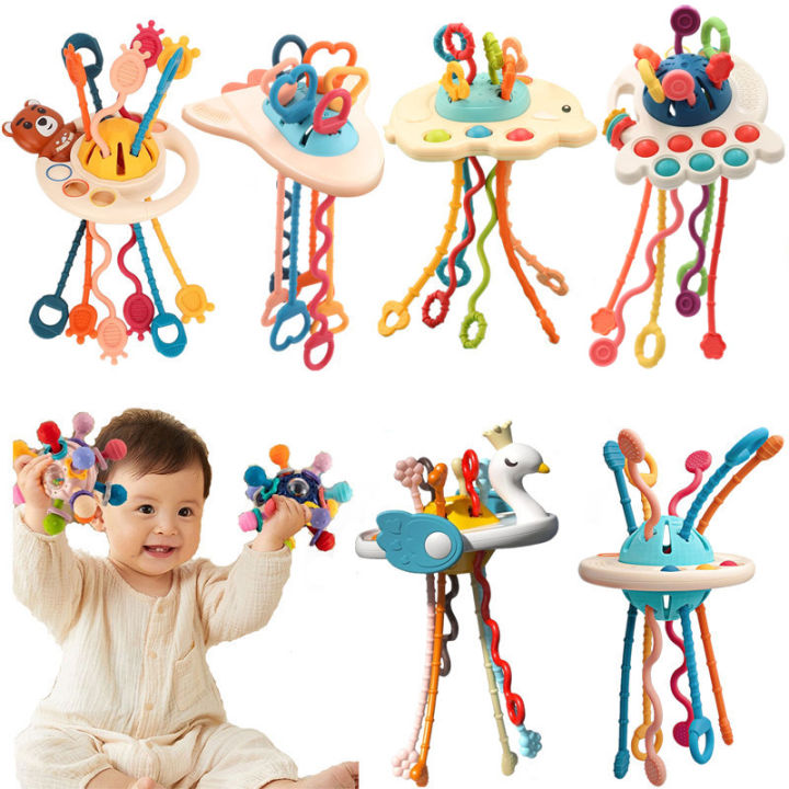 Baby Rattle Toys Montessori Sensory Teether Toys Bebe Early Development