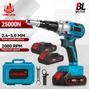 🔥Bulacan Stock🔥Brushless Riveter Automatic Rivet Gu n 20000N Electric Rivet Gu n 2.4-5.0mm Cordless Rivet Nut Gu n Riveting Power Tool For Makita 18V Battery Pin