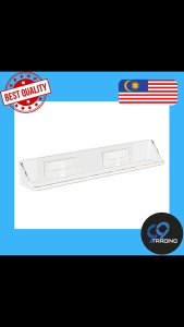 [Ready Stock !!!] Wall-Mounted Transparent Acrylic Shelf – No-Drill Floating Rack for Living Room Display