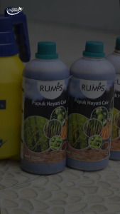 RUMOS Pupuk Hayati Cair 1 Liter Pupuk Organik Mikroba Aktif SNI Bantu Rawat Tanah & Tanaman