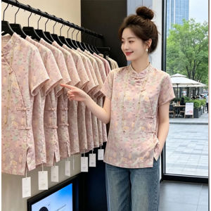 Shalldoer | Áo Sơ Mi Phong Cách Trung Quốc Cải Tiến Mùa Hè