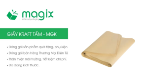 MGK7N - A5 - 70 gsm - 500 tờ giấy kraft nâu - Dùng gói hàng bọc quà làm nháp chèn lót chống sốc