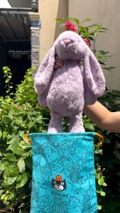 Thú bông thỏ bông lông mềm Jellycat size 40cm cho bé BabyUS