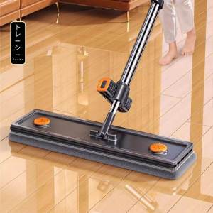 Cây lau nhà thông minh 40cm xoay 360 độ tự vắt siêu bền chổi lau nhà công nghiệp tự vắt đa năng chịu lực