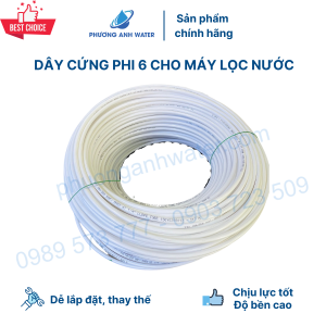 Dây dẫn nước - ống nước phi 6 và phi 10 dạng cứng chất lượng cao dùng cho máy lọc nước