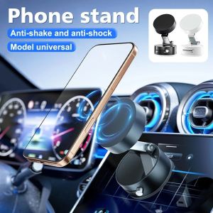 【WOKEN】🔥Low Price🔥Vacuum Magnetic Car Phone Holder Foldable Car Dashboard Center Console Navigation Stand Car Accessories