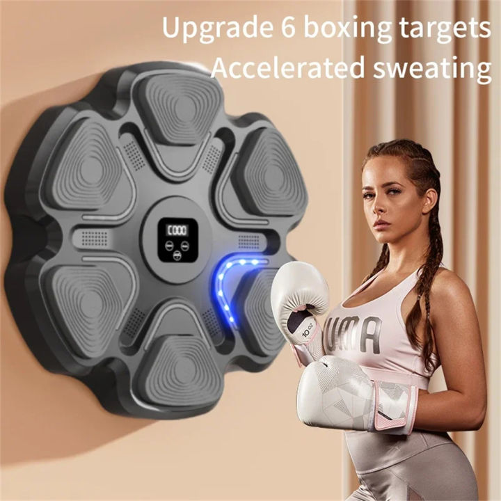 New Smart Music Boxing Machine Adult/Children Sports Fitness Boxing Trainer Home Exercise