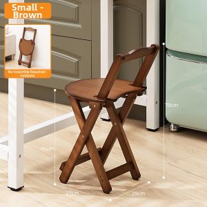 Folding Bar Stool with Back