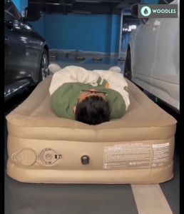 [SG Stock] WOODLES Mattress Inflatable Air Bed Built In Integrated Cordless Pump Thick Camping Super Single Queen Airbed★Local Shipping and Warranty Woodles Airbed Queen Size Bed Wood Frame - Lazada