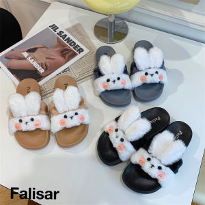 รองเท้าแฟชั่น รองเท้าเเตะหูกระต่ายน่ารักๆนุ่มใส่สบายรองเท้า รูปแบบ 1768-3