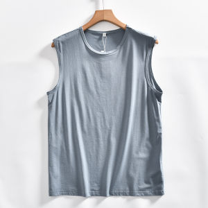 Feel Full! Super Comfortable! Washed Soft Glutinous Modal Blended Summer Mens Casual All-Matching Vest T-shirt