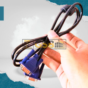 Kabel VGA 1.5 Meter | Kuat & Jernih untuk Monitor Laptop PC