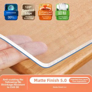 GANI | Transparent Food-Grade Waterproof Oil-Resistant Heat-Insulating No-Wash Tablecloth