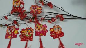 Gantungan Pohon Meihua & Shio Naga 2024