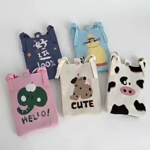 Mastterbag - Tas Selempang Rajut Knitted Mini Bag Korea / Tas HP Rajut Mini / Tas Fashion Korea Wanita Kekinian