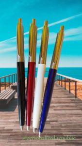 CLICK IT BALLPEN WITH BOX FREE NAME ENGRAVING