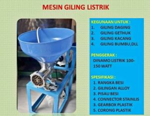mesin giling kacang/cabe/gethuk/singkong/bumbu jrmblem dll