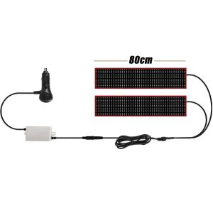 Remote Control Truck Devils Eye LED Matrix Pixel Panel Light Car Interior Atmosphere Lights for CarAccessories Windshield Decor