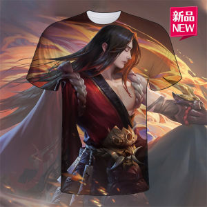 เสื้อยืดแขนสั้นผ้าฝ้ายผสมสไตล์เกาหลี 3D สำหรับนักเรียน แฟชั่น ฤดูร้อน 2023 ผ้าฝ้ายผสม ปกคอกลม แฟชั่น