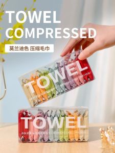 New Portable Travel Disposable Face Towels Compressed Bath Towels Facial Towels Essential Travel Supplies Outdoor Camping Gear
