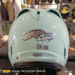 ARC RITZ PASTEL GREEN HELMET