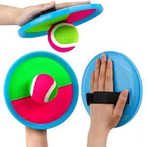 Funny Family Two Person Outdoor Sports Game Set Parent-Child Interactive Racket Suction Cup Target Throwing And Catching Ball