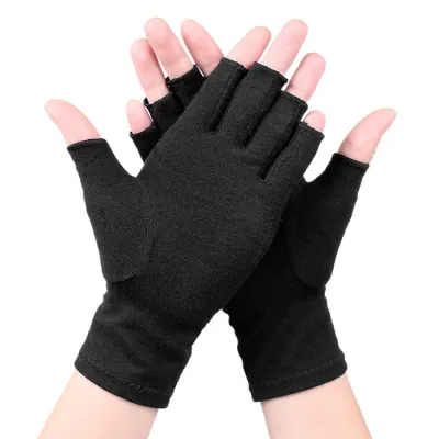 Fingerless Compression Arthritis Gloves Wrist Support Therapy Joint Pain Gloves Relieve Hand Discomfort For Cycling Typing