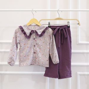 "NCC" 1-9 tahun Setelan Panjang anak Perempuan BILQIS Oneset Kulot Crincle Baju anak Cewek Murah