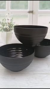 Promo Spesial 6 pcs mangkuk ramen ukuran 15 cm clio plastics putih dop tebal anti pecah food grade