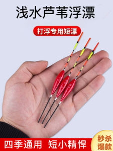 High Sensitivity Nano Short Tail Fishing Bobber Visible Bright Color Shallow Water Fish Float Marked Thickened Fishing Gear